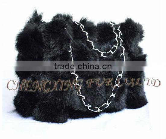 CX-H-11C Women Handbags Genuine Rabbit Fur Women Bags