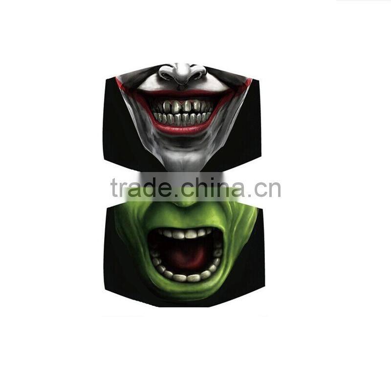 Wholesale good quality anti-duct funnty creative face mask halloween mouth mask decoration