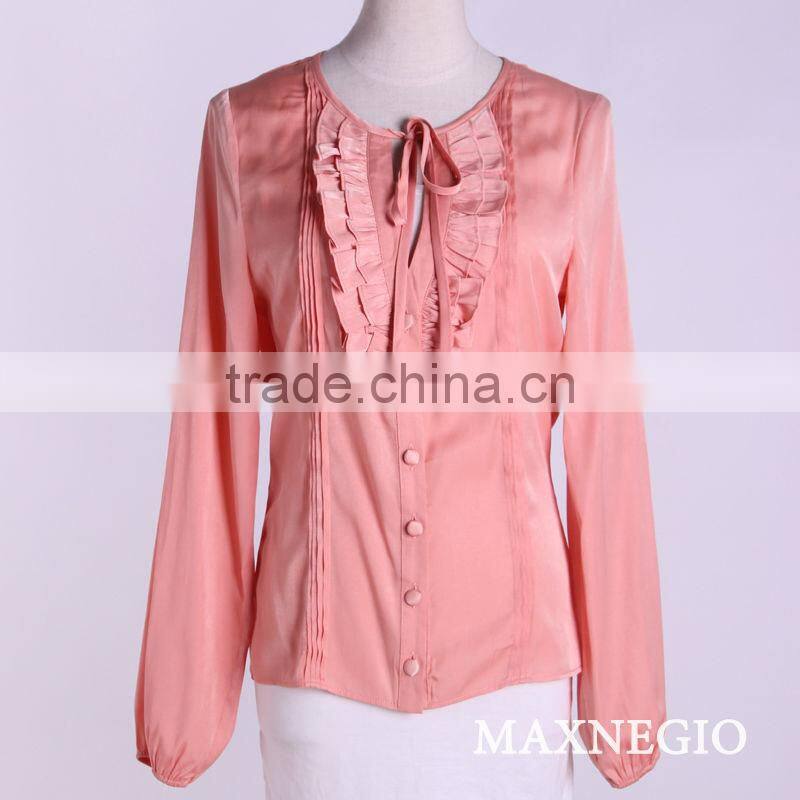 Latest Long sleeve 3 Color Fashion Beautiful girl latest design top