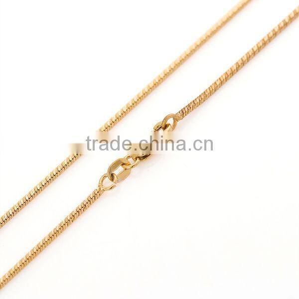 Simple style diferent types necklace chains