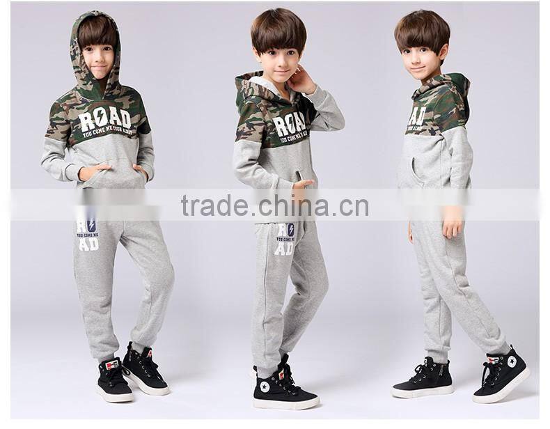 2017 wholesale child wear for boy sport suit drop shipping
