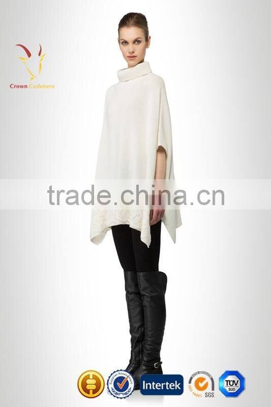 White Pashmina Wool PonchoS Capes Dress Shawl Wrap
