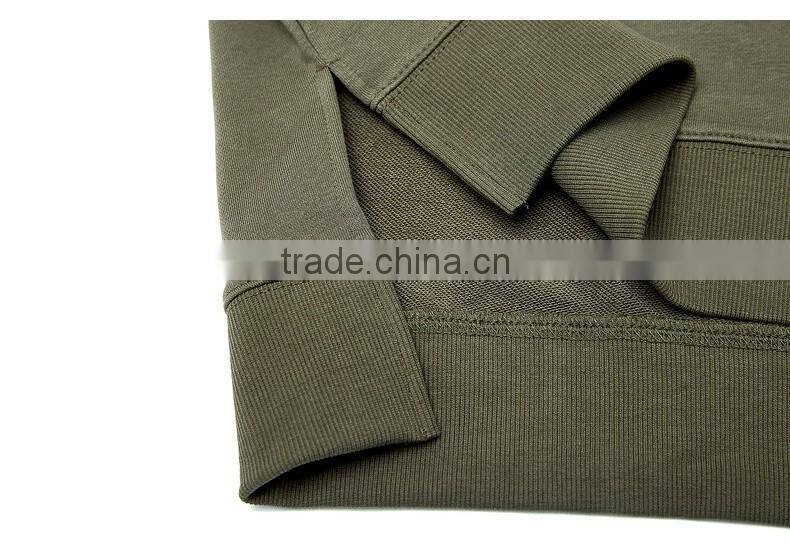 Printing High Quality Custom 100 cotton sweatshirts wholesale Crew Neck french terry sweatshirt