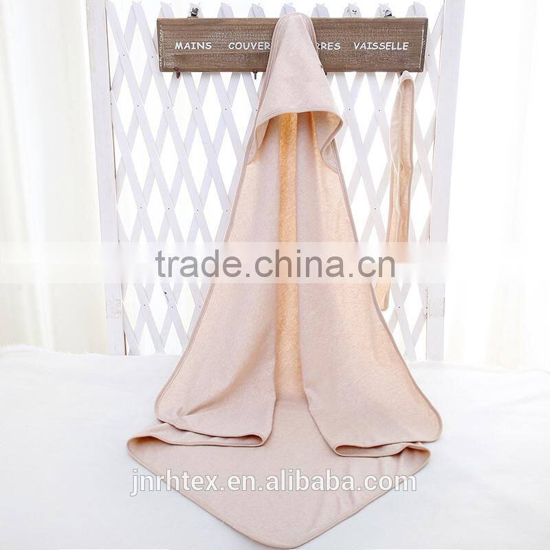 Trade assurance plain organic baby bamboo swaddle blanket