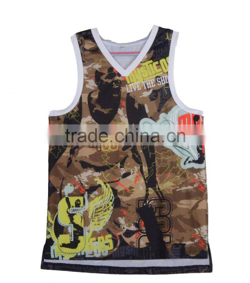 mens new dry fit polyester sublimation basketball jersey uniform design