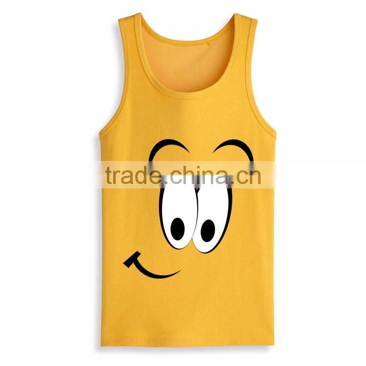 Bulk Cheap Price Latest Pattern Mens 100 Cotton Designer Casual Burnout Tank Top