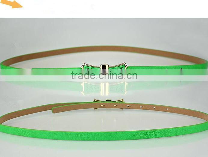 MOQ 1pc high quality shinny 14 different colors beautiful metal buckle cheap price belt for women belt cummerbund