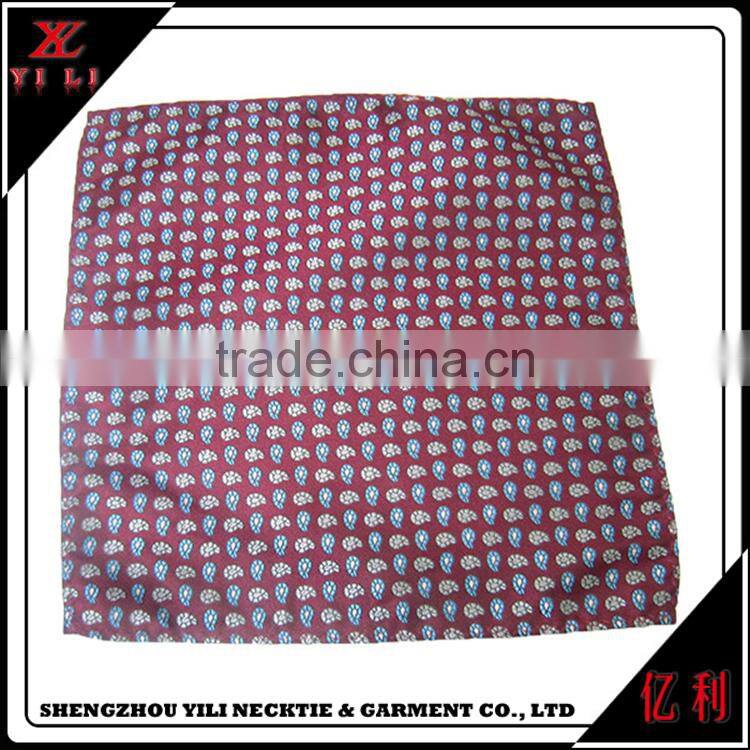 Great polyester or silk material custom colorful hanky
