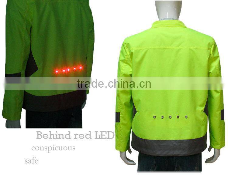 ski & snow wear mens jacket visible jacket for night