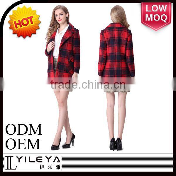 2015 New Korean Style Fashion Women's Long Winter Design Coat