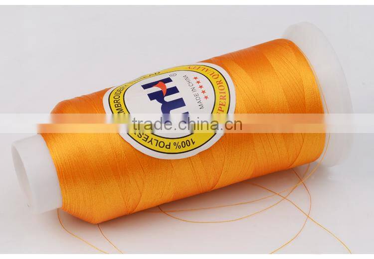 China supplier of high quality 150/2 polyester embroidery thread 150D 2