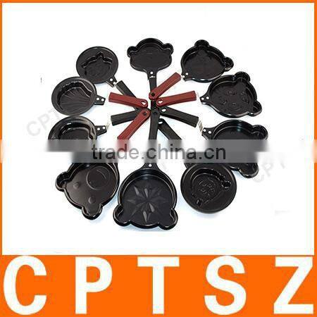 Heart Shaped Bear Frog Pig Mini Frying Pan Single Serving Egg Pancake Novelty