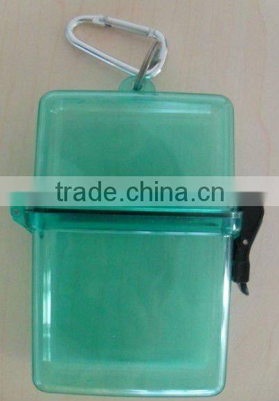 waterproof box with carabiner /suit for iphone case
