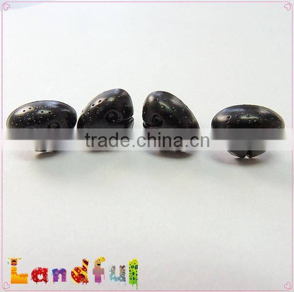 Triangle Textured Black Stuffed Animal Nose Bears Nose Puppet Nose