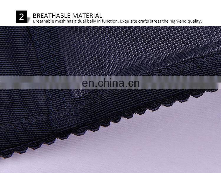 Double Powernet Material Black Women Waist Shaping long sleeve body shaper