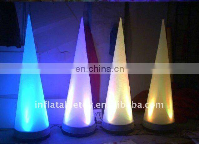 lighting inflatable cone party decoration