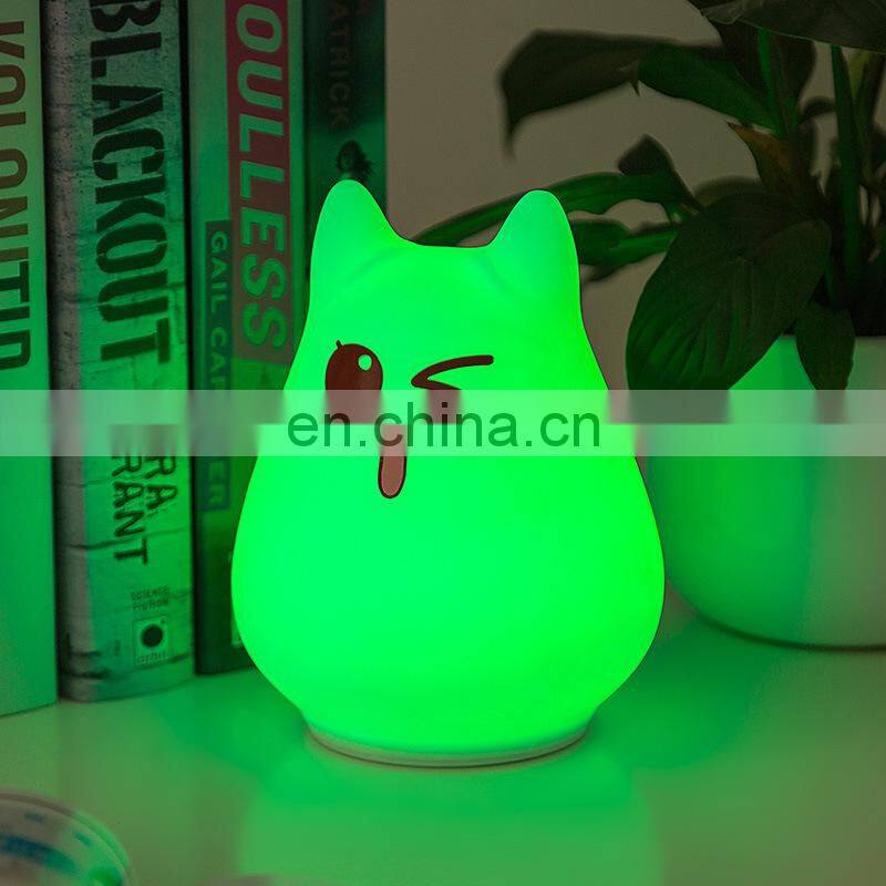 Wholesale cute fashion design animal LED night light for kids