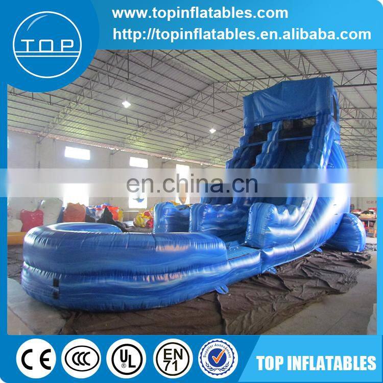 Giant inflatable floating water slide for sale