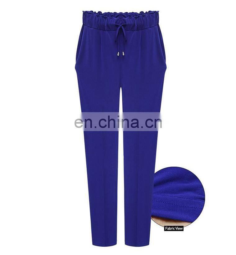 2017 summer harem pants size extra large fat women pants slacks trousers