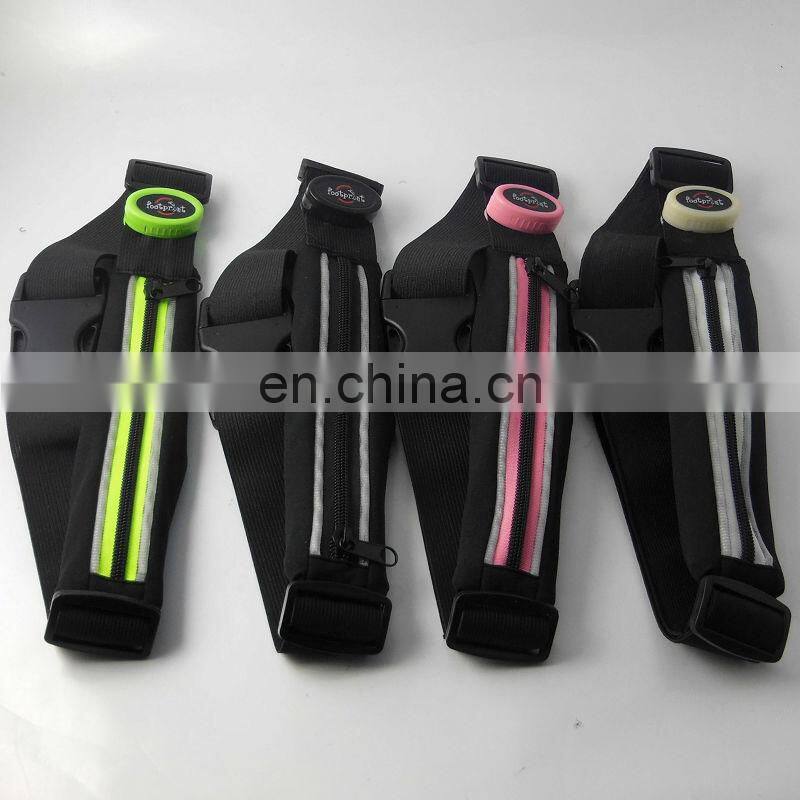 Portable running pouch belt pack LED hot sale waist led pouch belt Luminous running pouch belt in night