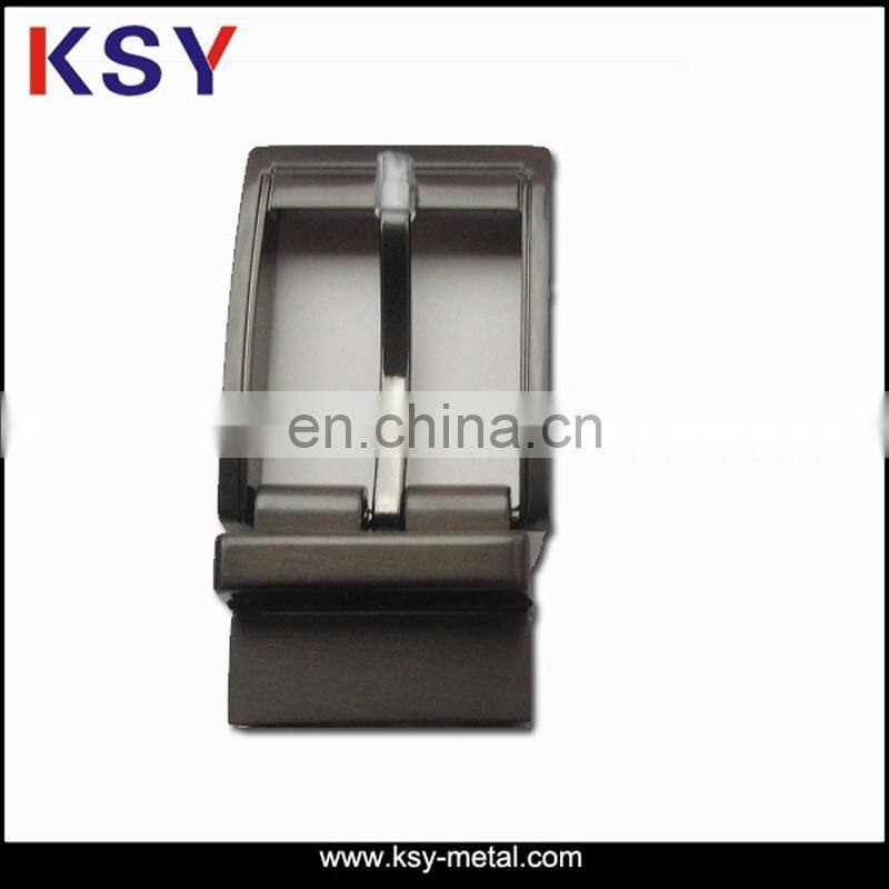 31mm square brushed gun metal belt buckle