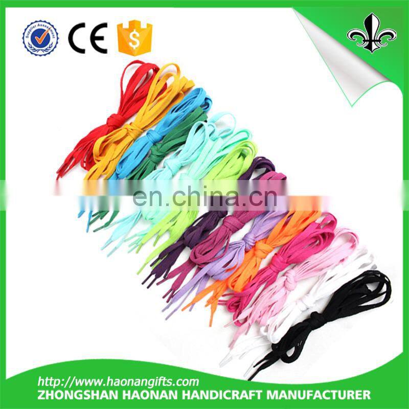 Custom Qeliable Quality Flat Shoelace with Durable in Use