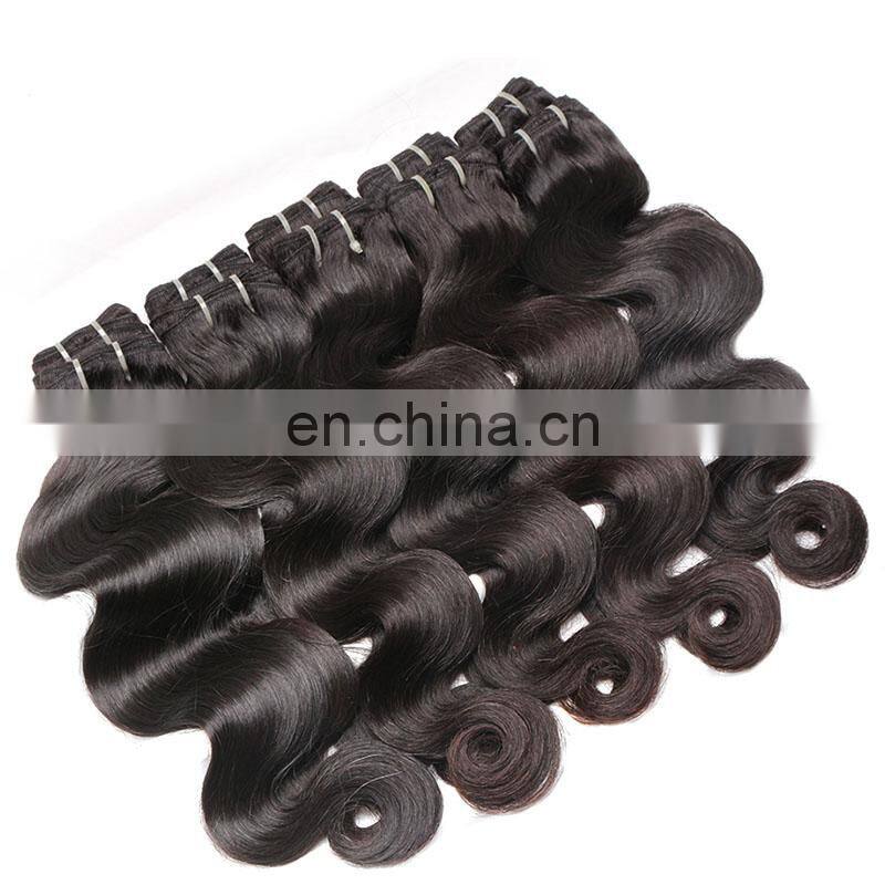Brazilian remy virgin african human hair extensions