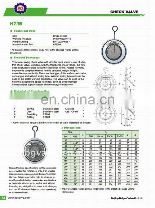 Single door swing Check Valve