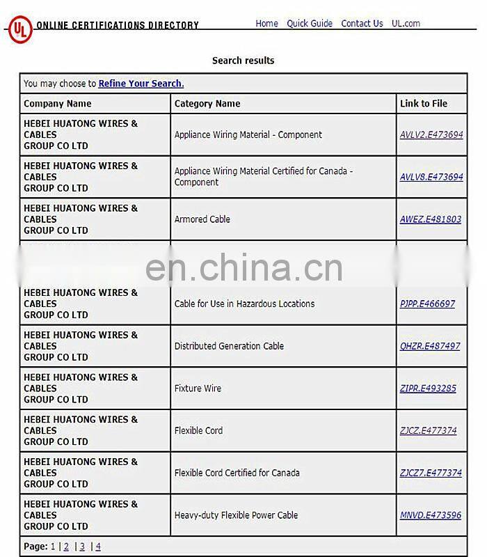 600V Rubber Cable SOOW UL Standard