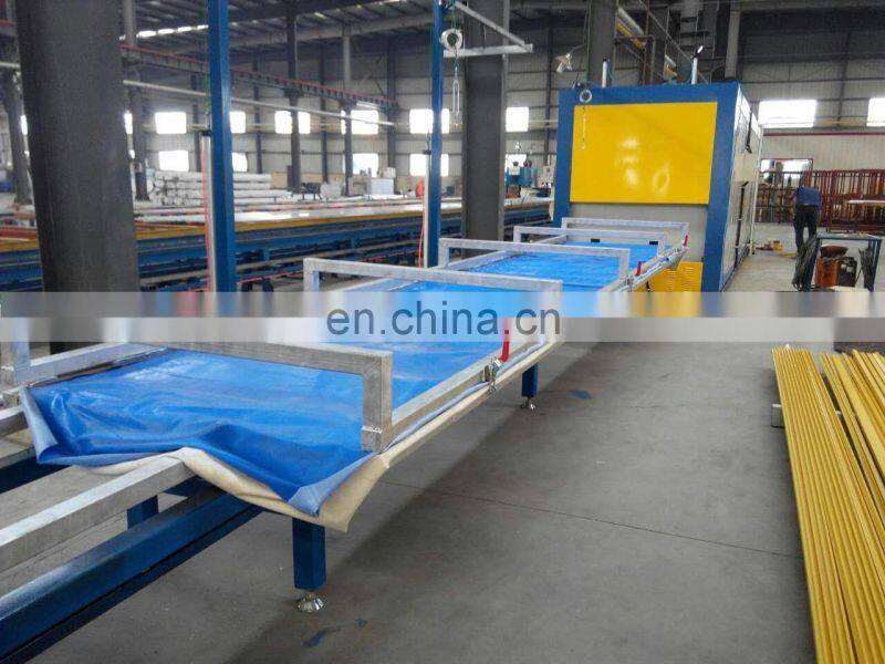 Vacuum wood grain heat transfer machine for aluminium profile