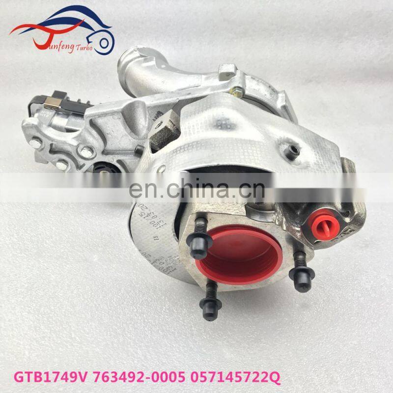 Original Turbo GTB1749V 763492-0005 057145722Q Turbocharger for 2007-09 Audi Q7, A8 4.2 TDI with W24 Engine