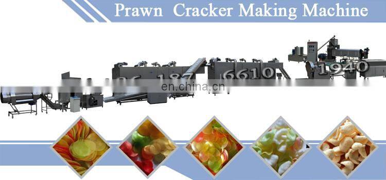 Automatic Prawn Cracker Chips Making Cutting Machine With CE Certification