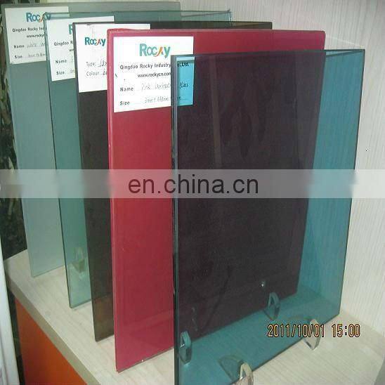 qingdao 8mm euro gray crystal gray Tempered Glass for partition With EN12150