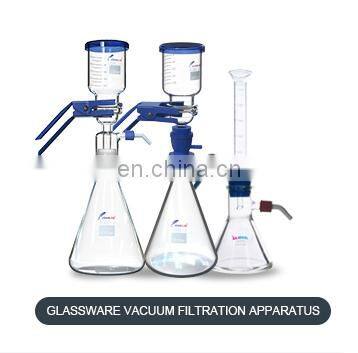 JOANLAB 500ml Laboratory Glass Funnel Vacuum filter Solvent Filtration Apparatus