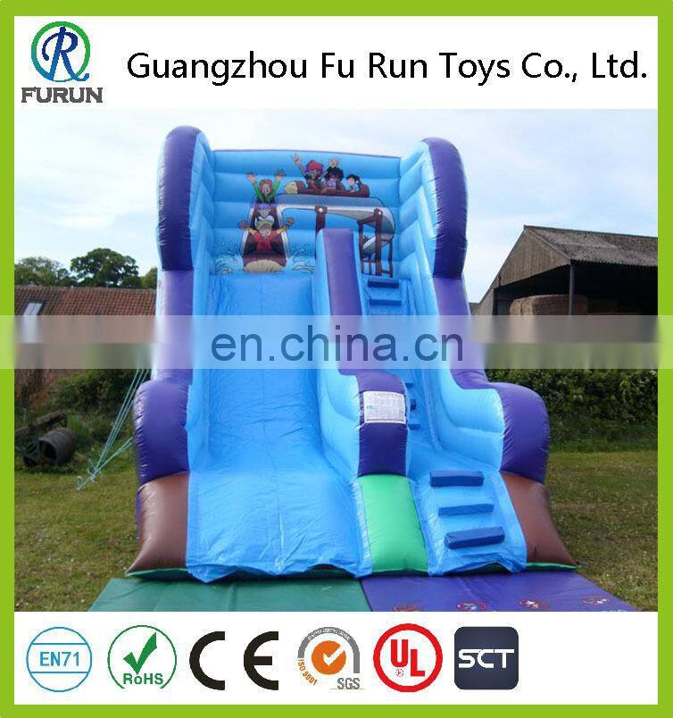 Happy on water inflatable slide for children