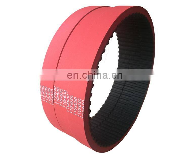Coatedglue rubber NBR PU connection timing belt T5-24MM-3870