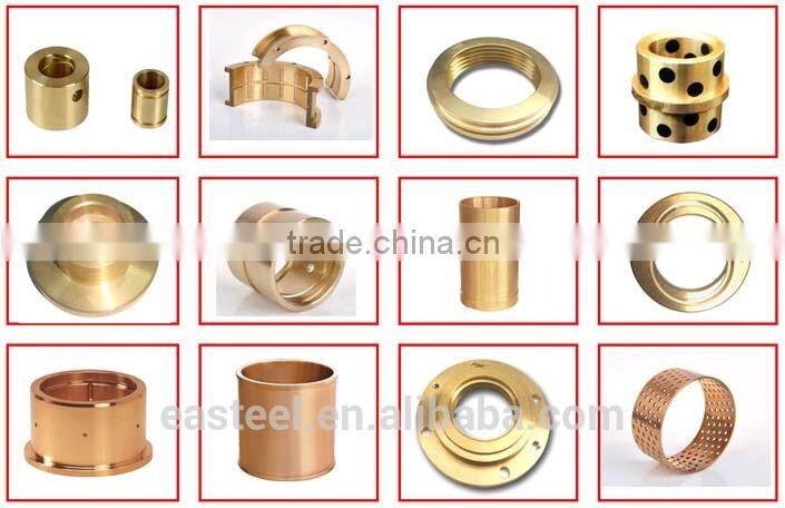 Customized sintered copper bush ,graphite Bronze bushing ,oil groove brass bushing