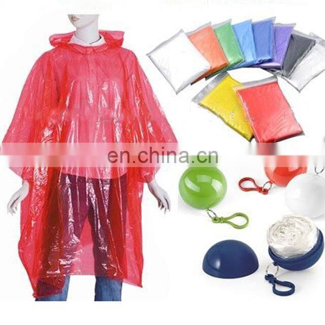 Disposable Clear Raincoat Outdoor Clothing Waterproof Transparent Raincoat