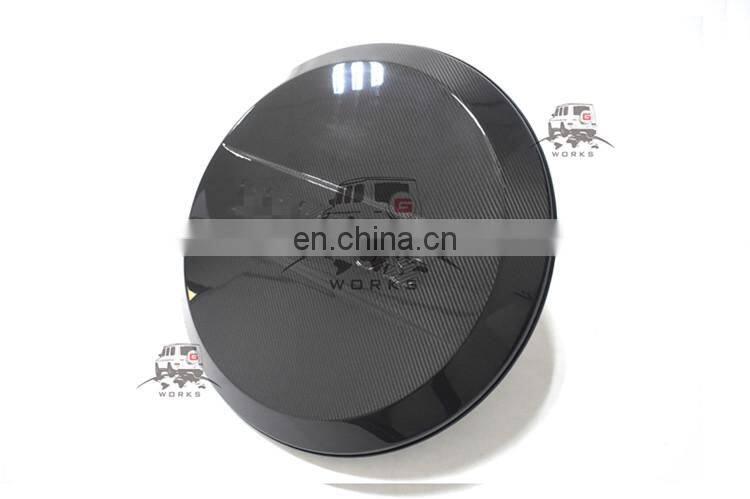 New product G class w463 w464 G63 G500 b style tire cover for G wagon w463 w464 G500 G63 dry carbon fiber Spare tire cover