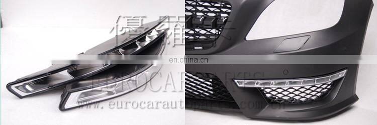 CLS-CLASS W218 Sport to CLS63 A style body kit12~16y PP and Iron bonnet front bumper front grille fender ducts rear diffuser
