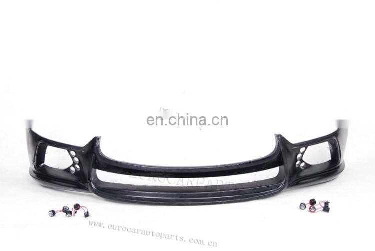 Ghibli to W style body kit 2011y~ FRP material front bumper with LED rear bumper side skirts trunk spoiler exhaust tips