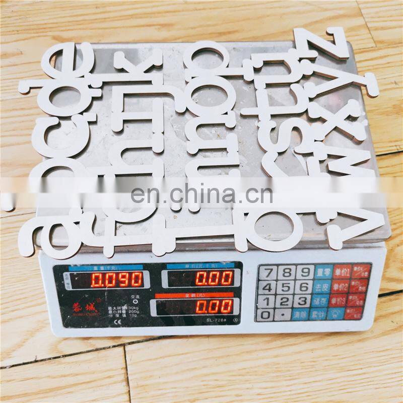 INS simple 26 wooden letters hanging flag party pull flag children's room decoration hanging wall photography props