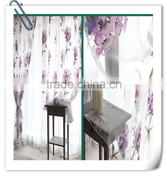 Jacquard curtain fabric and ready made curtain