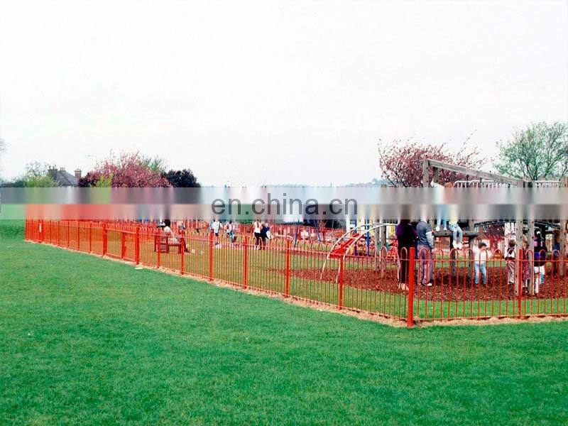 Bow top fencing round top garden wire fence