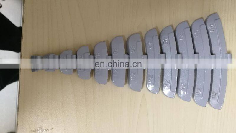 high end zn clip on wheel weights for steel alloy rim 5-60g