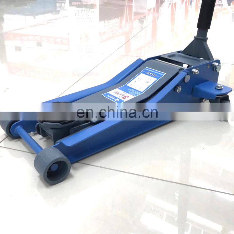 3 ton low profile hydraulic car jack quick lift CE standard with Dual Pump