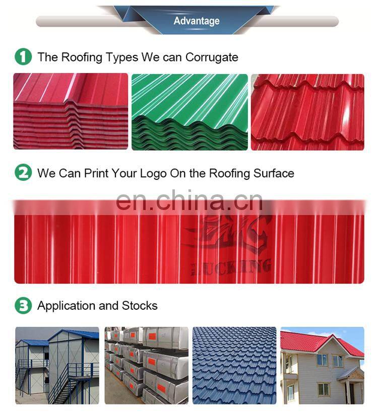 ASTM A653 Top Coating 20mic Z60 PPGI Roofing Prepainted Corrugated Sheet