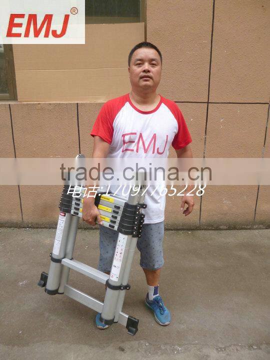 Multi Purpose 4.4m Aluminum Telescopic Extension Ladder