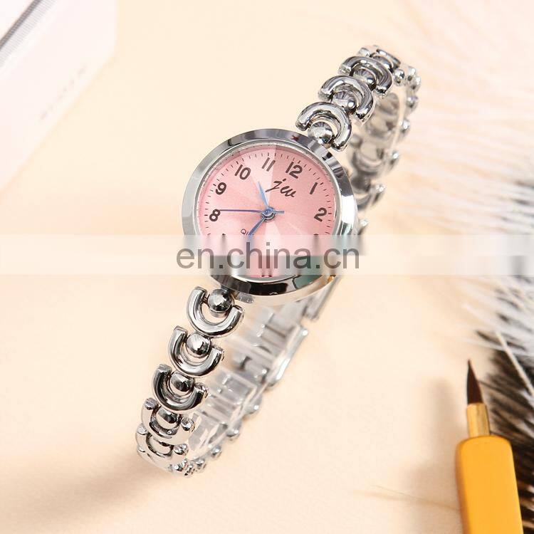 JW 6321 Fashionable Chain Stainless Steel Quartz Analog 2020 Bracelet Watch For Women