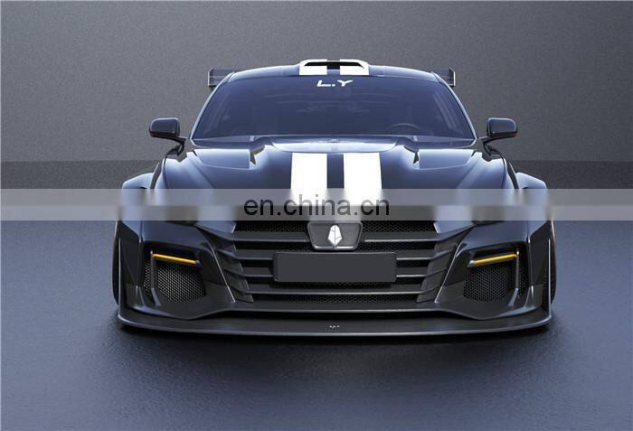 Runde High Quality For Ford Mustang Modified Dawn M1 Wide Body Kit Robot Front Bumper Hood Spoiler Rear Lip